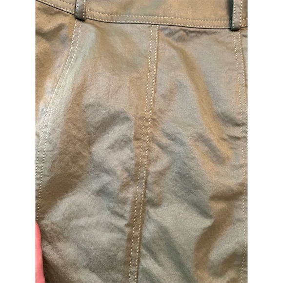 Women's Khaki Cargo Knee-Length Skirt Size 9 Casual with Pockets - Picture 12 of 12